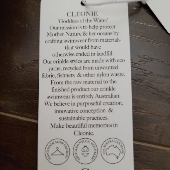 Free People x Cleonie Shell Maillot One Piece Swimsuit Womens Beach Luxury - Picture 5 of 6